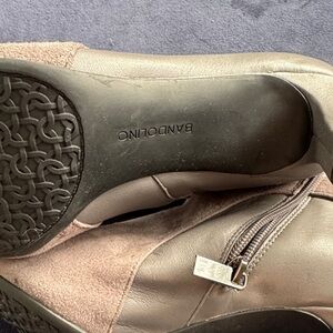 Bandolino Women's Taupe Heeled Boots